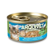 Arquivet Gato Atún Blanco y Pargo en Salsa Lata