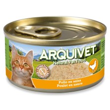 Arquivet Gato Pollo en salsa lata 80 g