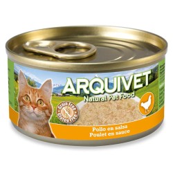 Arquivet Gato Pollo en salsa lata 80 g