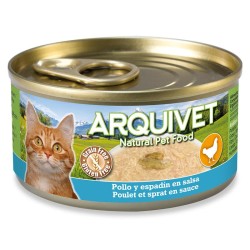 Arquivet latas Pollo en salsa con Espadín 80 g
