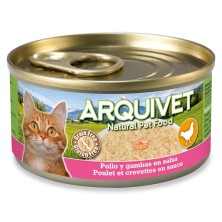 Arquivet latas Pollo en salsa con Gambas 80 gr