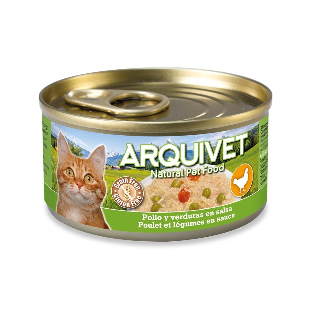 Arquivet latas Pollo en salsa con Verduras 80 gr