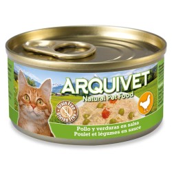 Arquivet latas Pollo en salsa con Verduras 80 gr