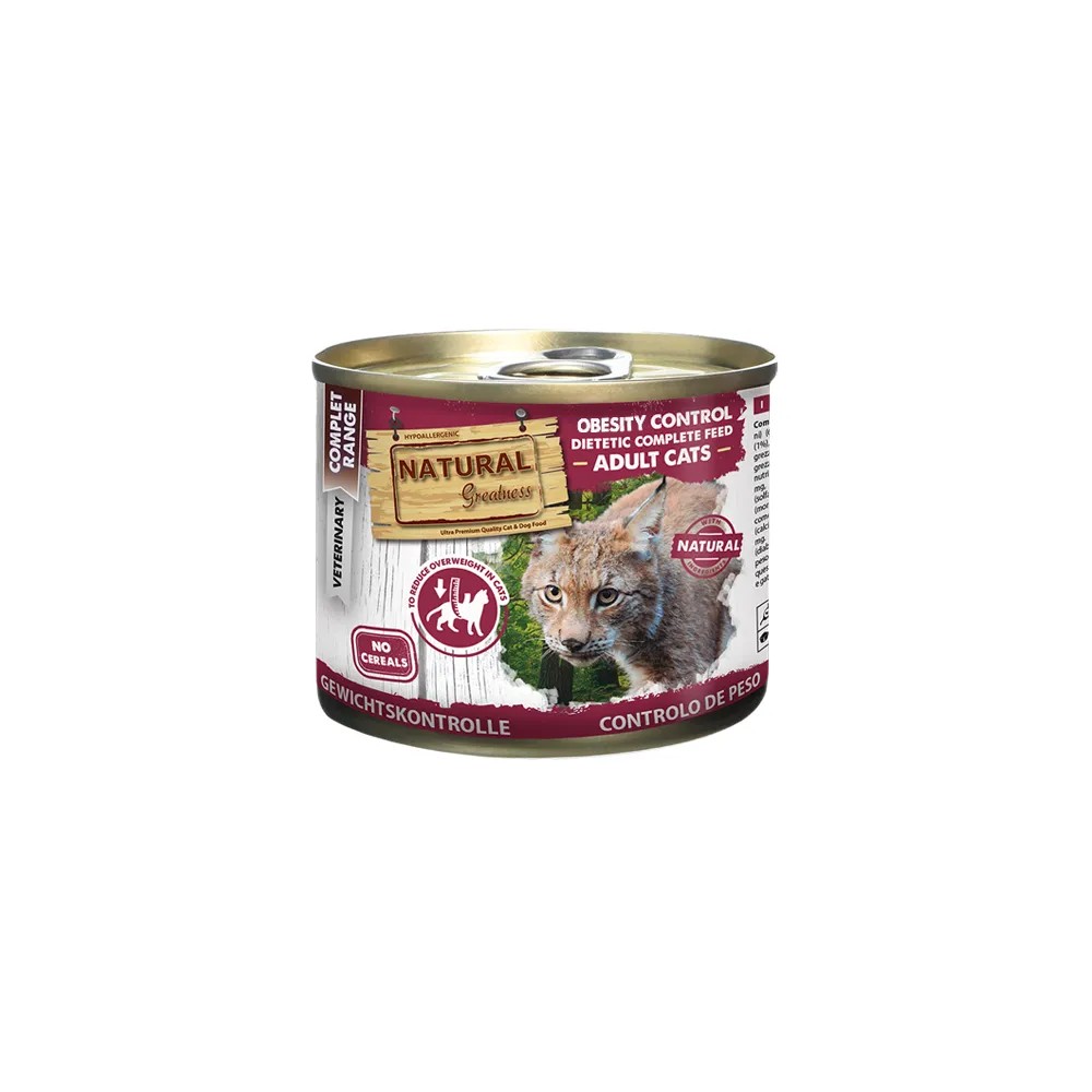 Natural Greatness Diet Weight Control Gatos Latas 200 gr