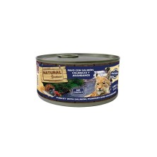 Natural Greatness Pavo con Salmón, Calabaza y Arándanos Gato Latas 185 gr