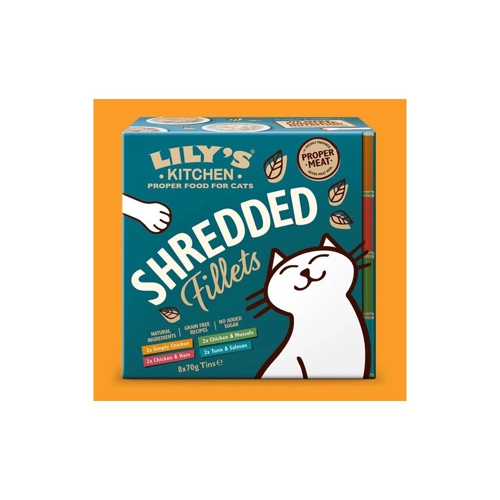 Lily's Shredded Fillets Multipack para Gatos