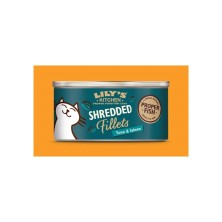 Lily's Kitchen Filetes de Atun y Salmón Lata Gatos 70 gr