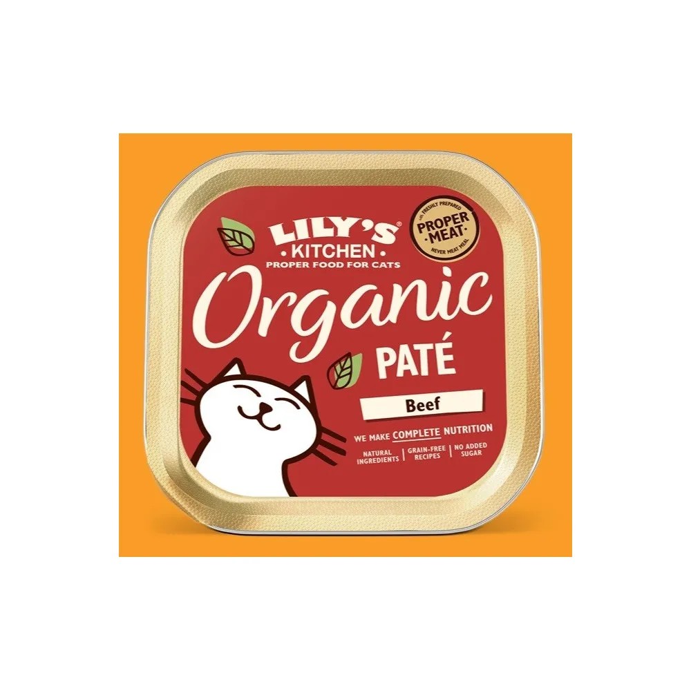 Lily's Kitchen Organic Paté de Vacuno Gatos