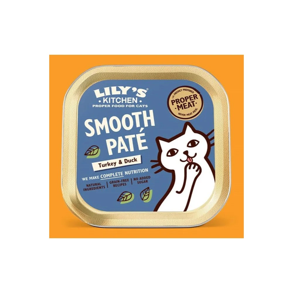 Lily's Kitchen Smooth Paté de Pavo y Pato Gatos