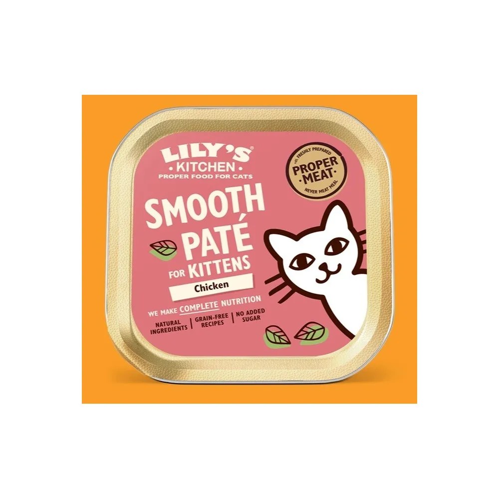 Lily's Kitchen Smooth Paté de Pollo Kitten Gatos 85 GR