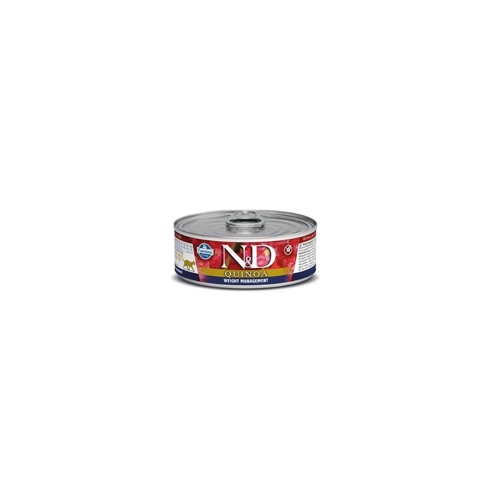 Farmina ND Quinoa Weight Management Gato Latas 80 gr
