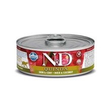 Farmina ND Quinoa Skin Coat Pato Gato Latas 80 gr