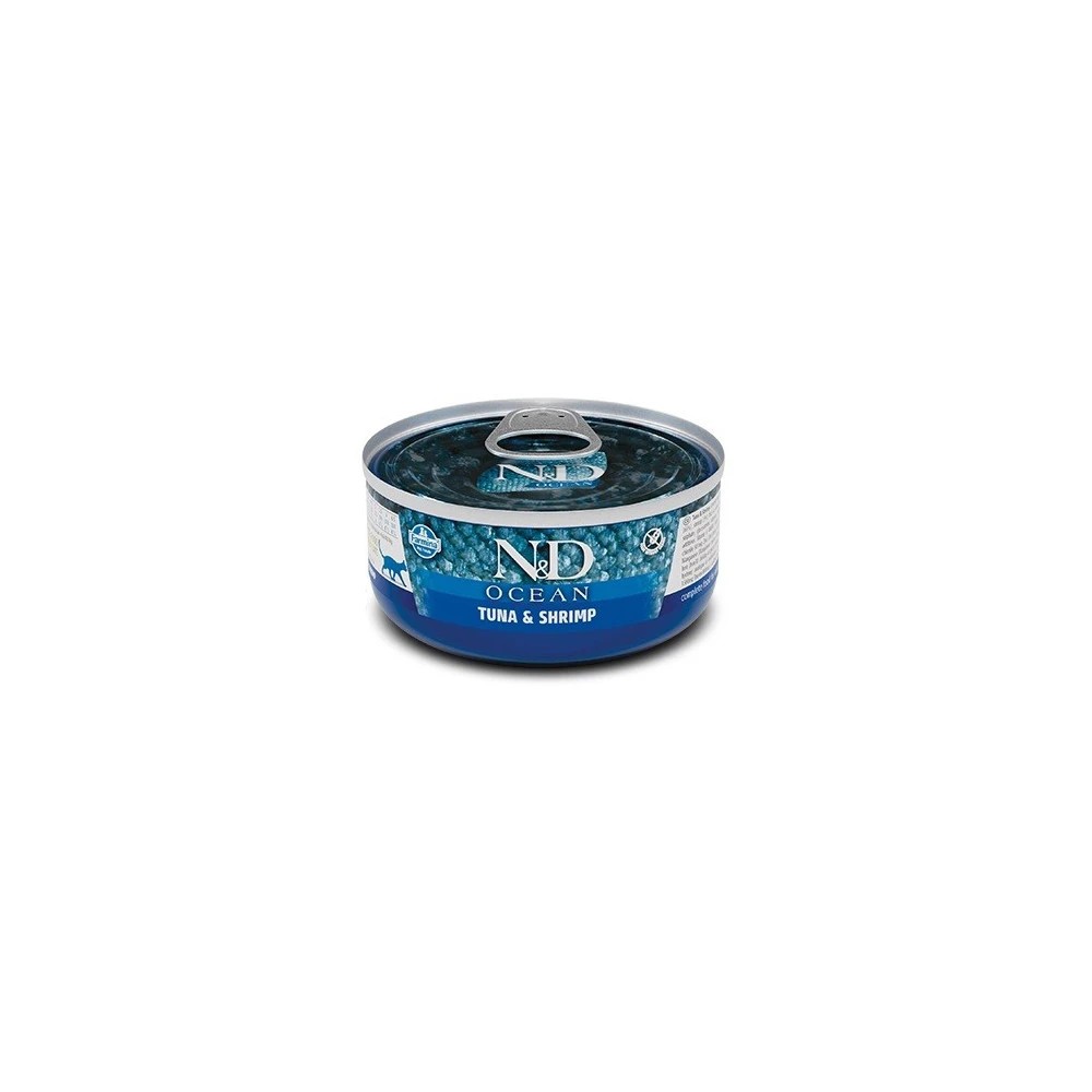 Farmina ND Ocean Atun y Gambas Gato Latas 70 gr