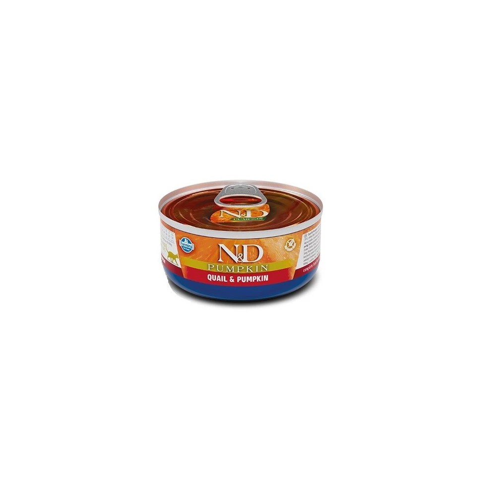 Farmina ND Pumpkin Codorniz y Calabaza Gato Latas 70 gr