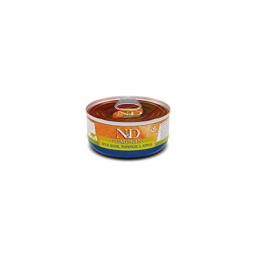 Farmina ND Pumpkin Jabalí y Calabaza Gato Latas 70 gr