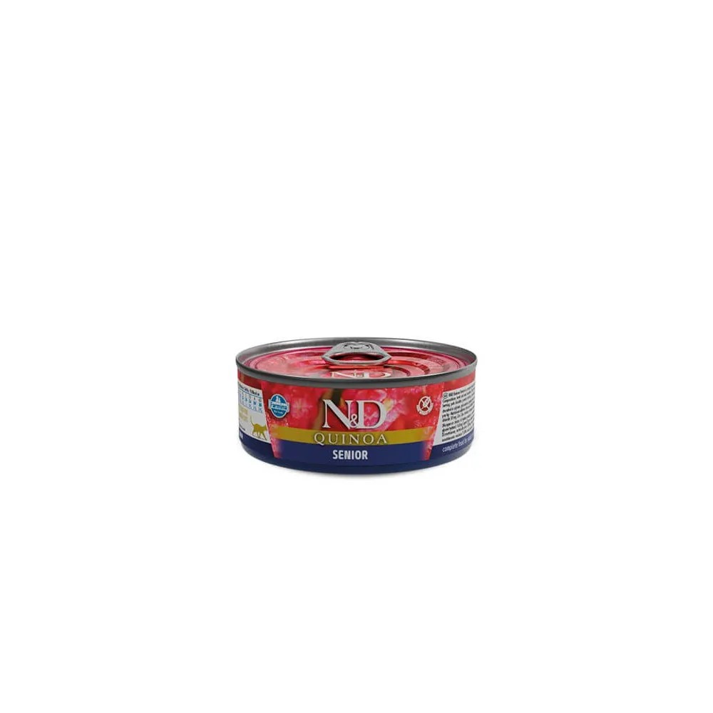 Farmina ND Quinoa Senior Cordero Latas para Gatos 80 gr