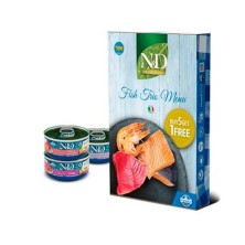 Farmina ND Natural Fish Trio Menú Latas para Gatos 70 gr