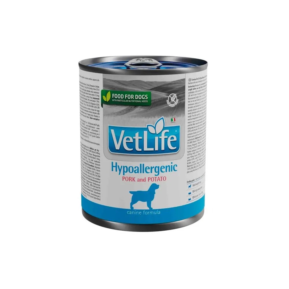 Farmina Vet Life Hypoallergenic Cerdo y Patata Latas para Perros 300 gr