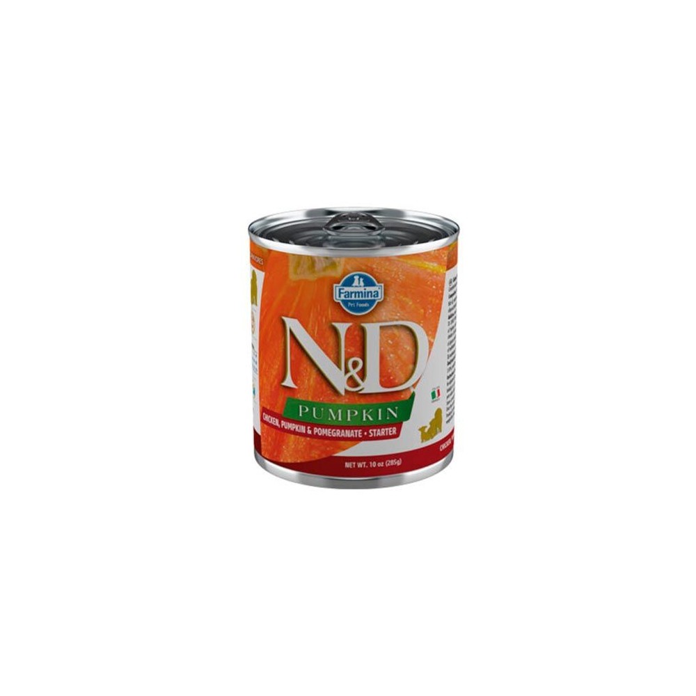 Farmina ND Pumpkin Pollo y Granada Latas para Perros Starter Puppy 285 gr