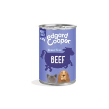 Edgard & Cooper Adult Grain Free Ternera Perro Latas 400 gr