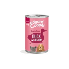 Edgard & Cooper Puppy Grain Free Pato y Pollo Perro Latas 400 gr
