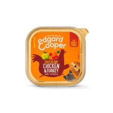 Edgard & Cooper Adult Grain Free Pollo y Pavo Perro Tarrinas 150 gr