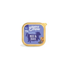 Edgard & Cooper Adult Grain Free Ternera y Pato Perro Tarrinas 150 gr