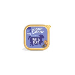 Edgard & Cooper Adult Grain Free Ternera y Pato Perro Tarrinas 150 gr