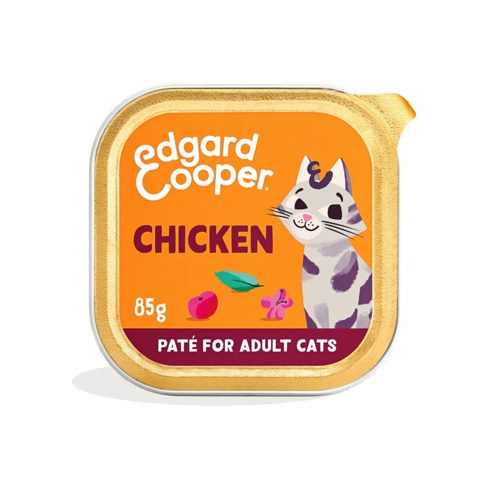 Edgard & Cooper Adult Pollo de Corral Paté Gatos 85 gr