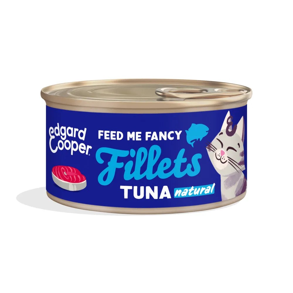 Edgard & Cooper Filetes de Atún Grain Free Lata Gatos 70 gr