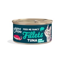 Edgard & Cooper Filetes de Atún y Calamares Grain Free Lata Gatos 70 gr