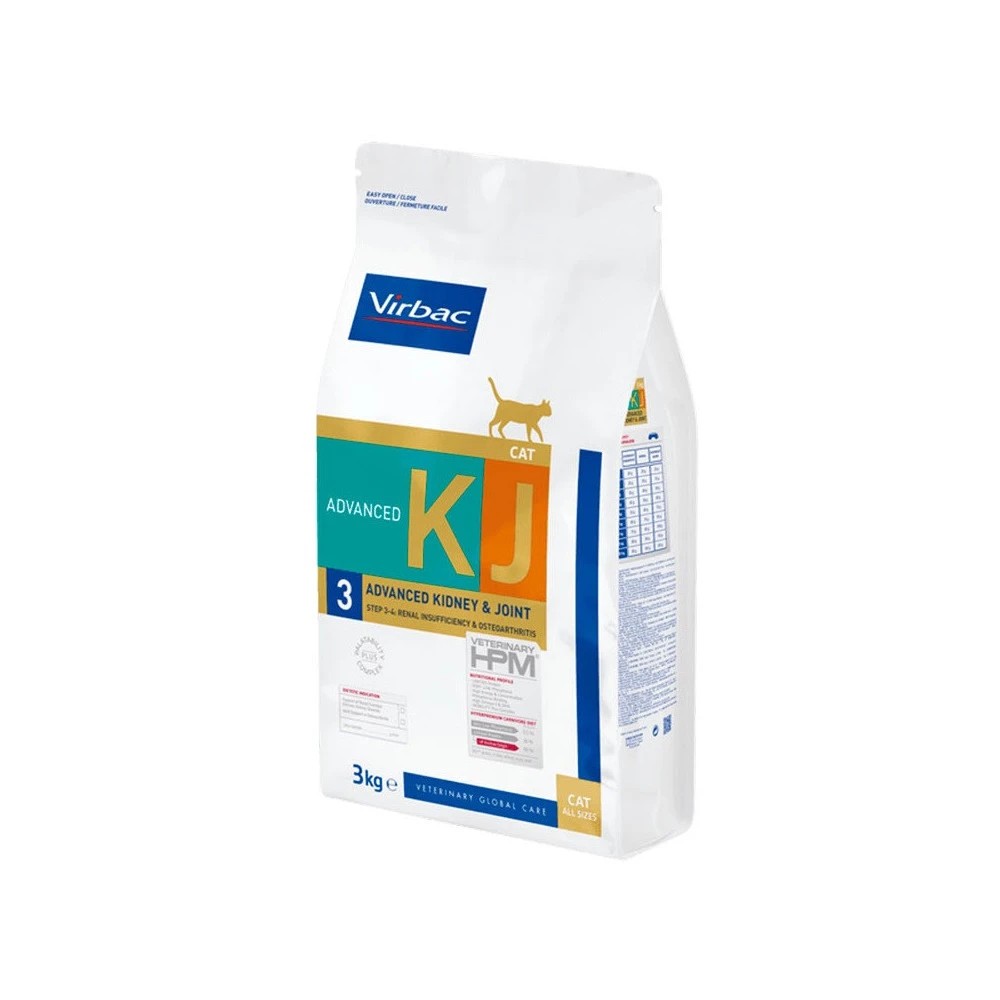 Virbac HPM KJ3 Advanced Kidney & Joint para Gatos