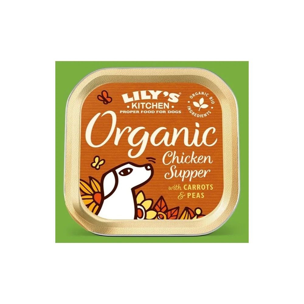 Lily's Kitchen Organic Pollo Tarrina para Perros 150 GR