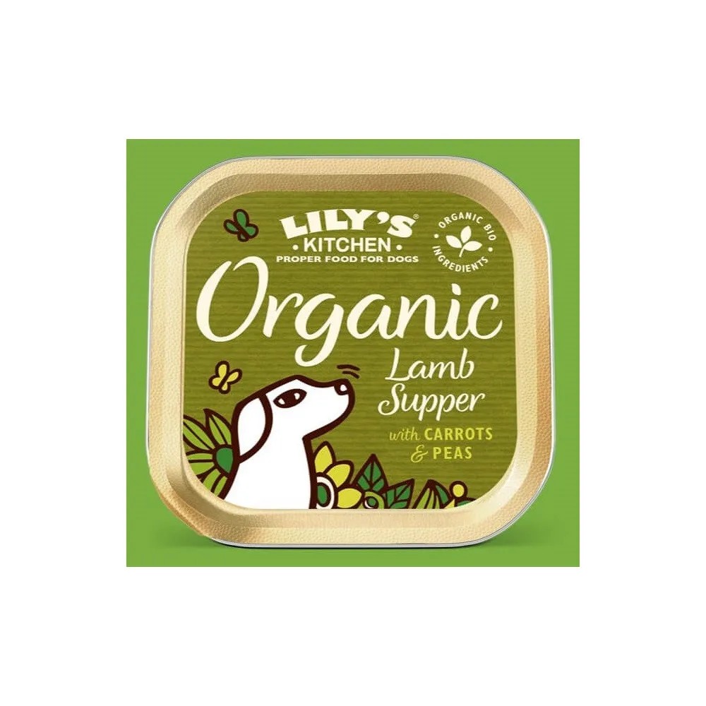 Lily's Kitchen Organic Cordero Tarrina para Perros 150 GR