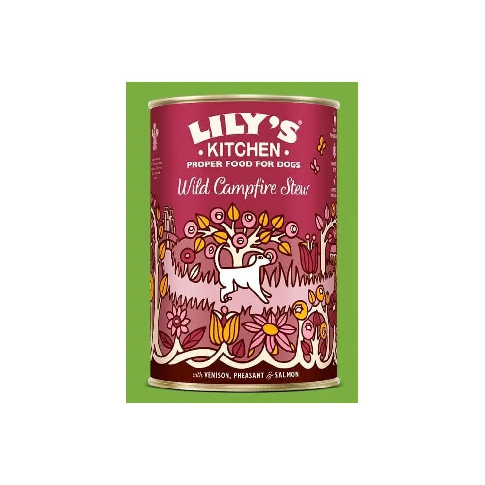 Lily's Kitchen Venado, Faisán y Salmón Lata para Perros 400 gr