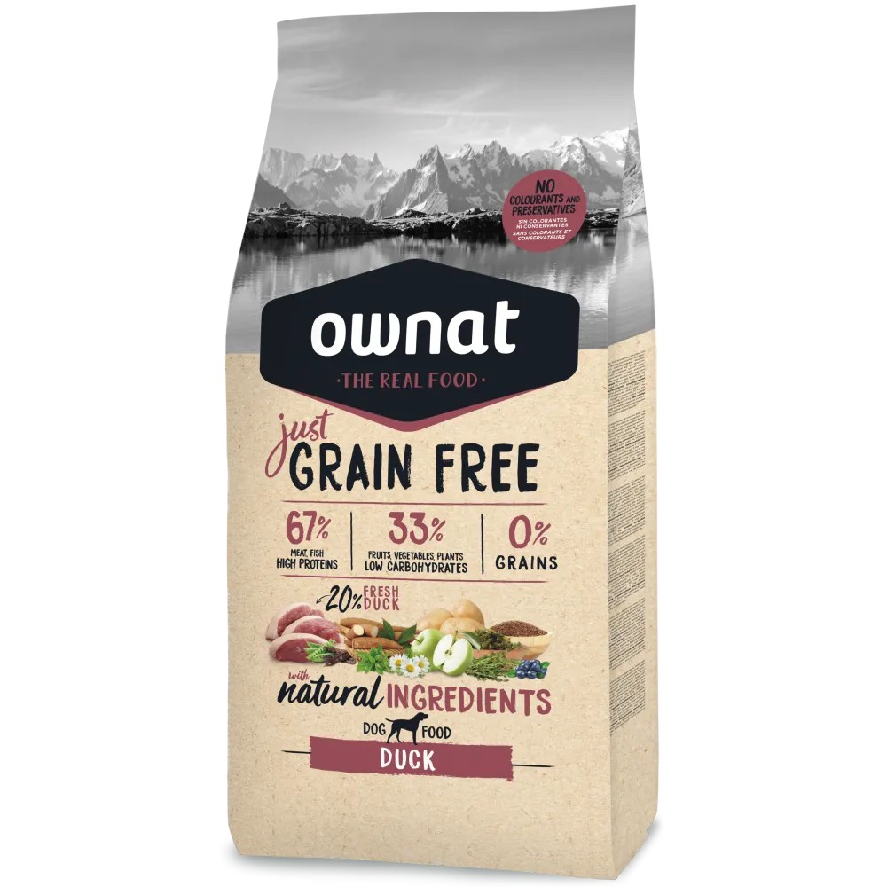 Ownat Just Grain Free Duck Perro