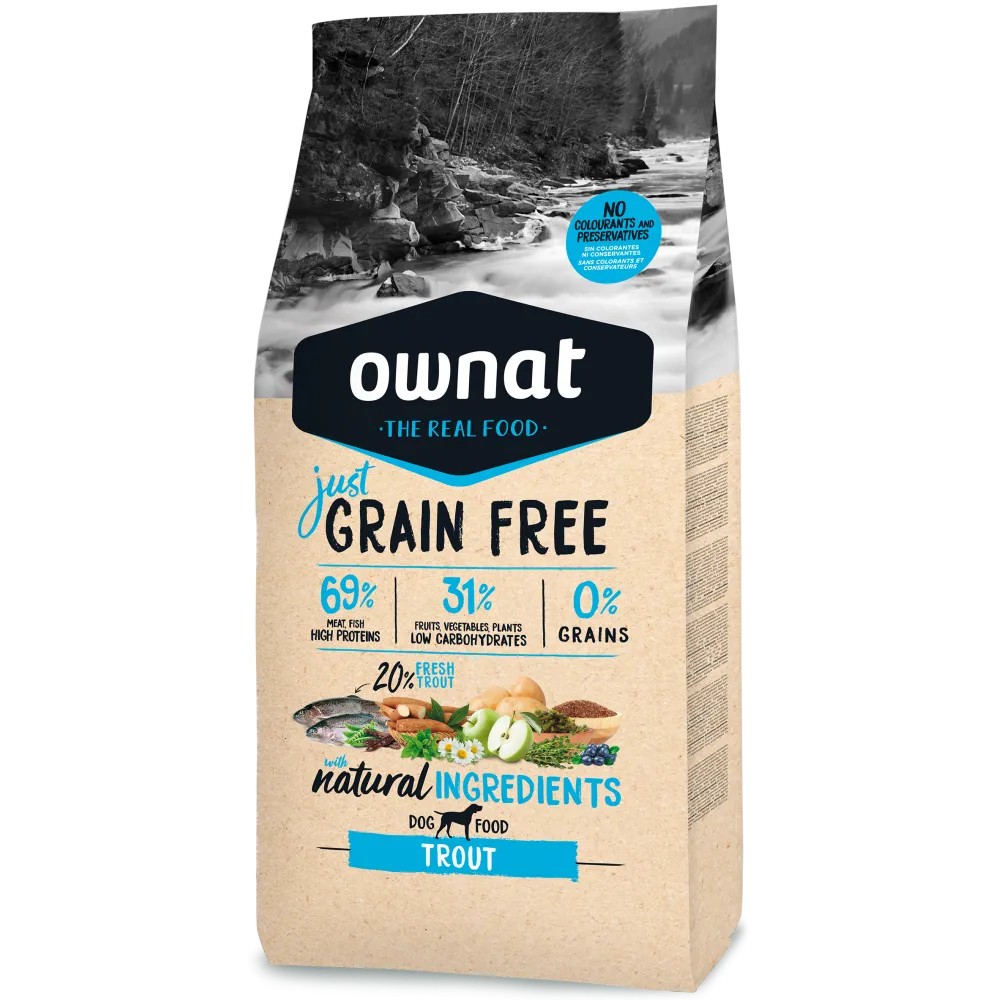 Ownat Just Grain Free Trout Perro