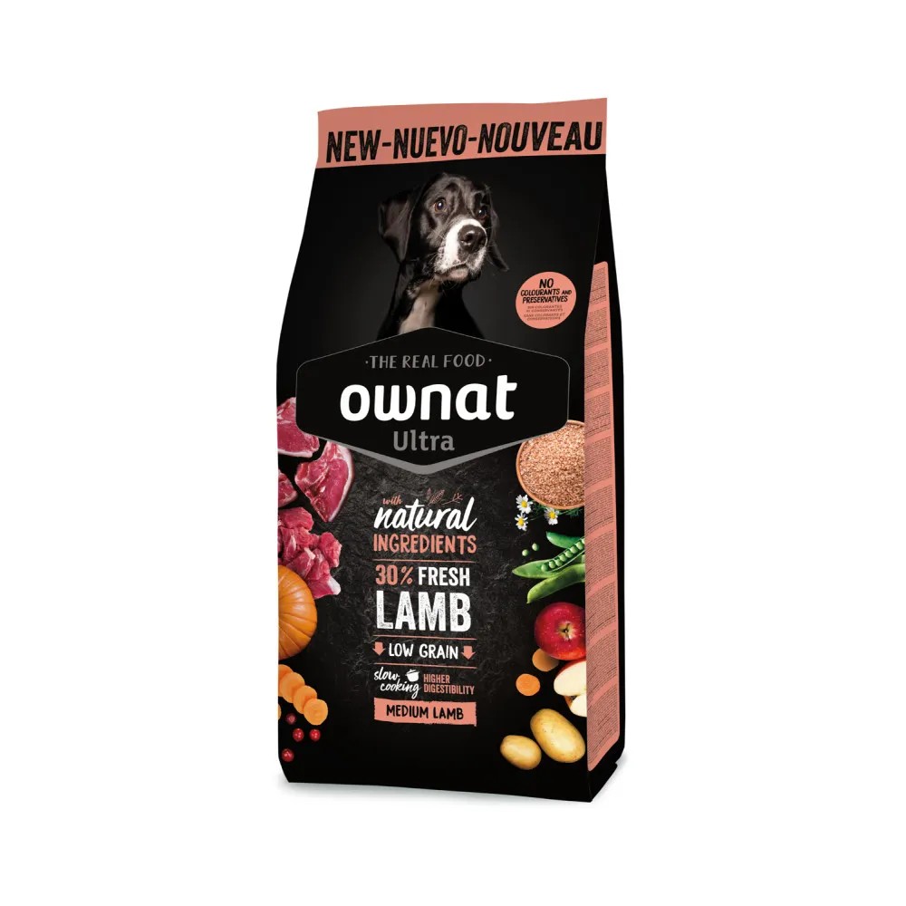 Ownat Ultra Medium Lamb & Rice Perro