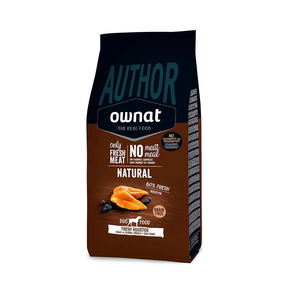 Ownat Author Natural Gallo de Corral Fresco para Perros