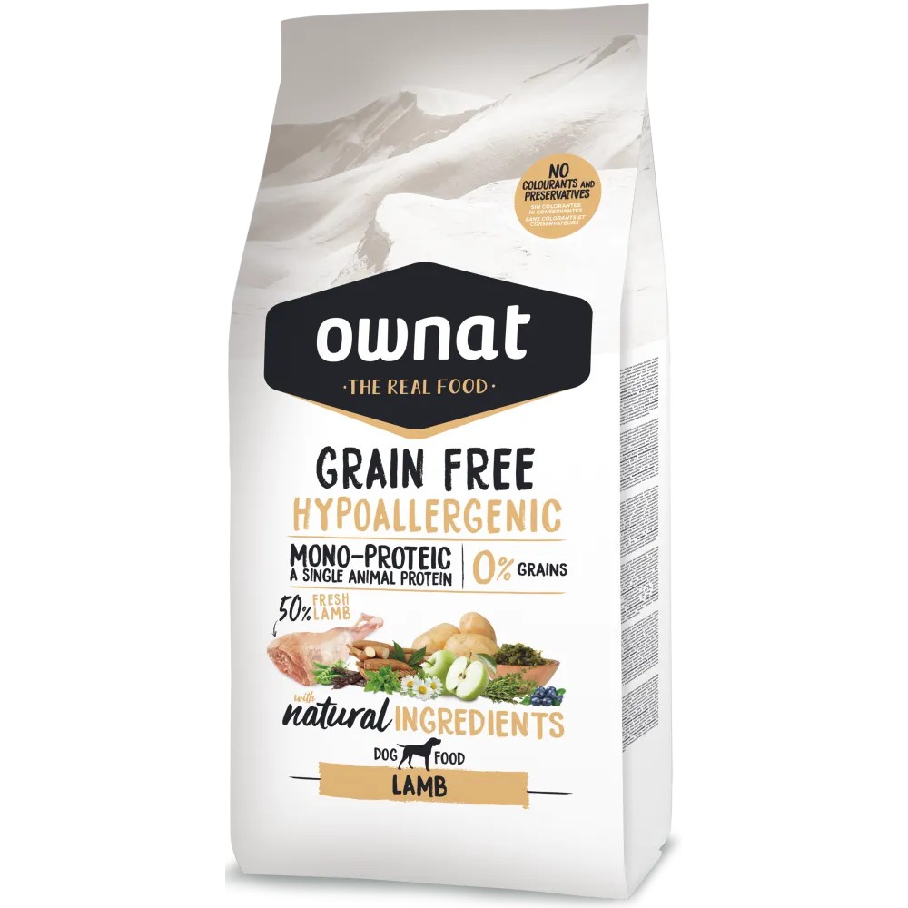 Ownat Grain Free Hypoallergenic Lamb Perro