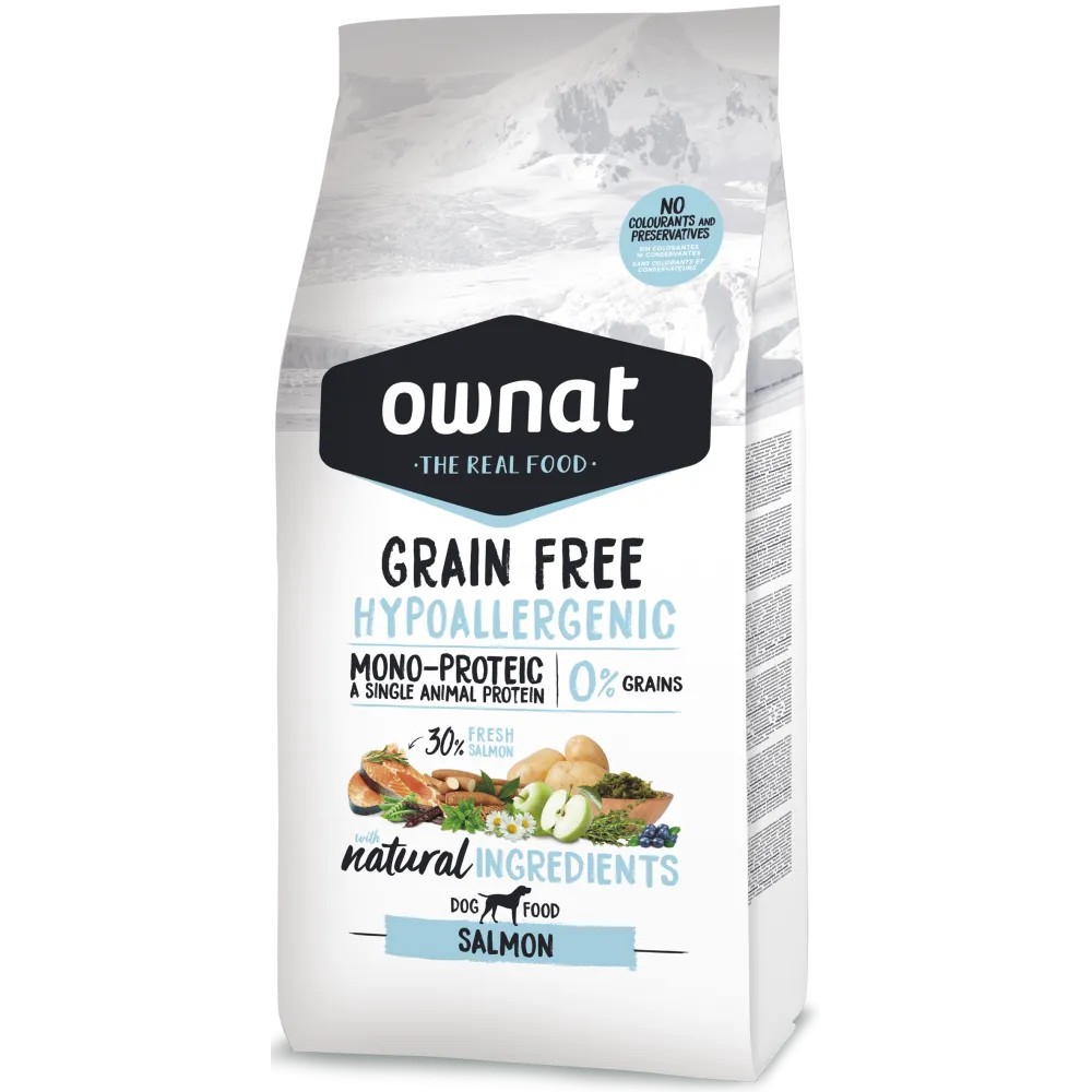 Ownat Grain Free Hypoallergenic Salmón Perro