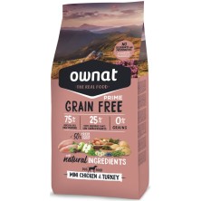 Ownat Grain Free Prime Mini Adult Chicken & Turkey Perro