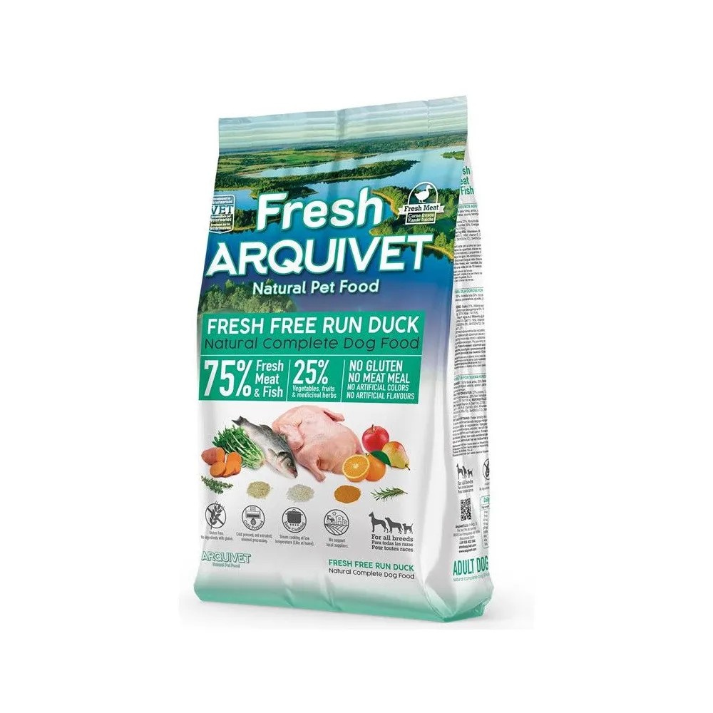 Arquivet Fresh Free Run Duck - Pato de Granja Fresco para Perros