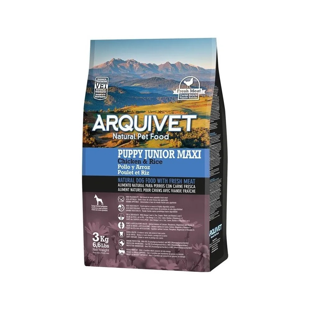 Arquivet Puppy Junior Maxi Pollo y Arroz