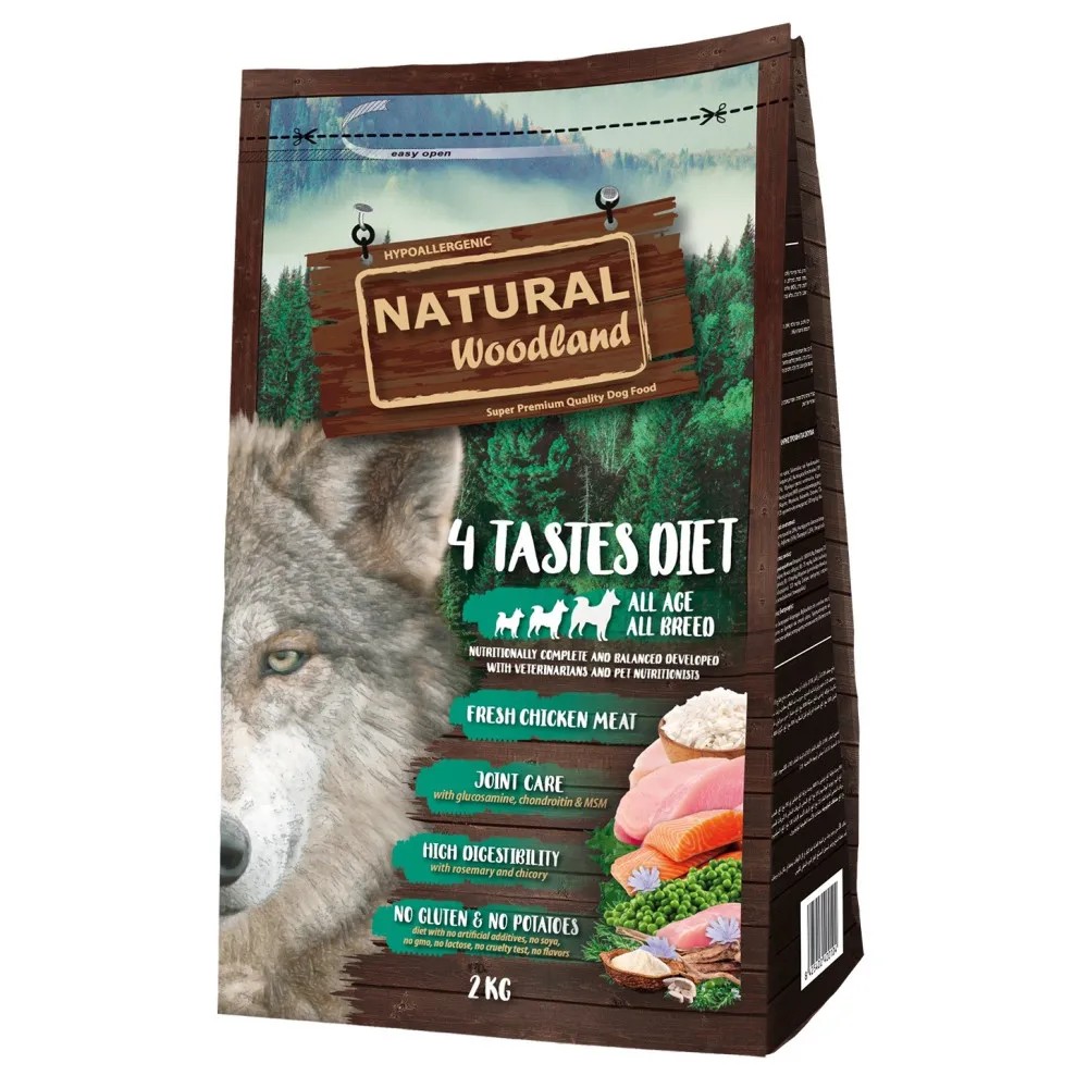 Natural Woodland 4 Tastes Diet Hypoallergenic