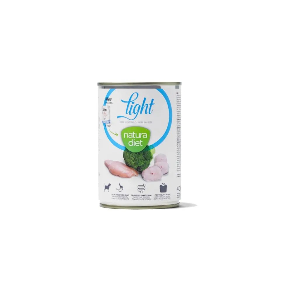 Natura Diet Light para Perros Latas 400 gr
