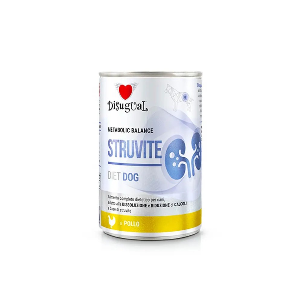 Disugual Diet Struvite Pollo Lata para Perros 400 GR