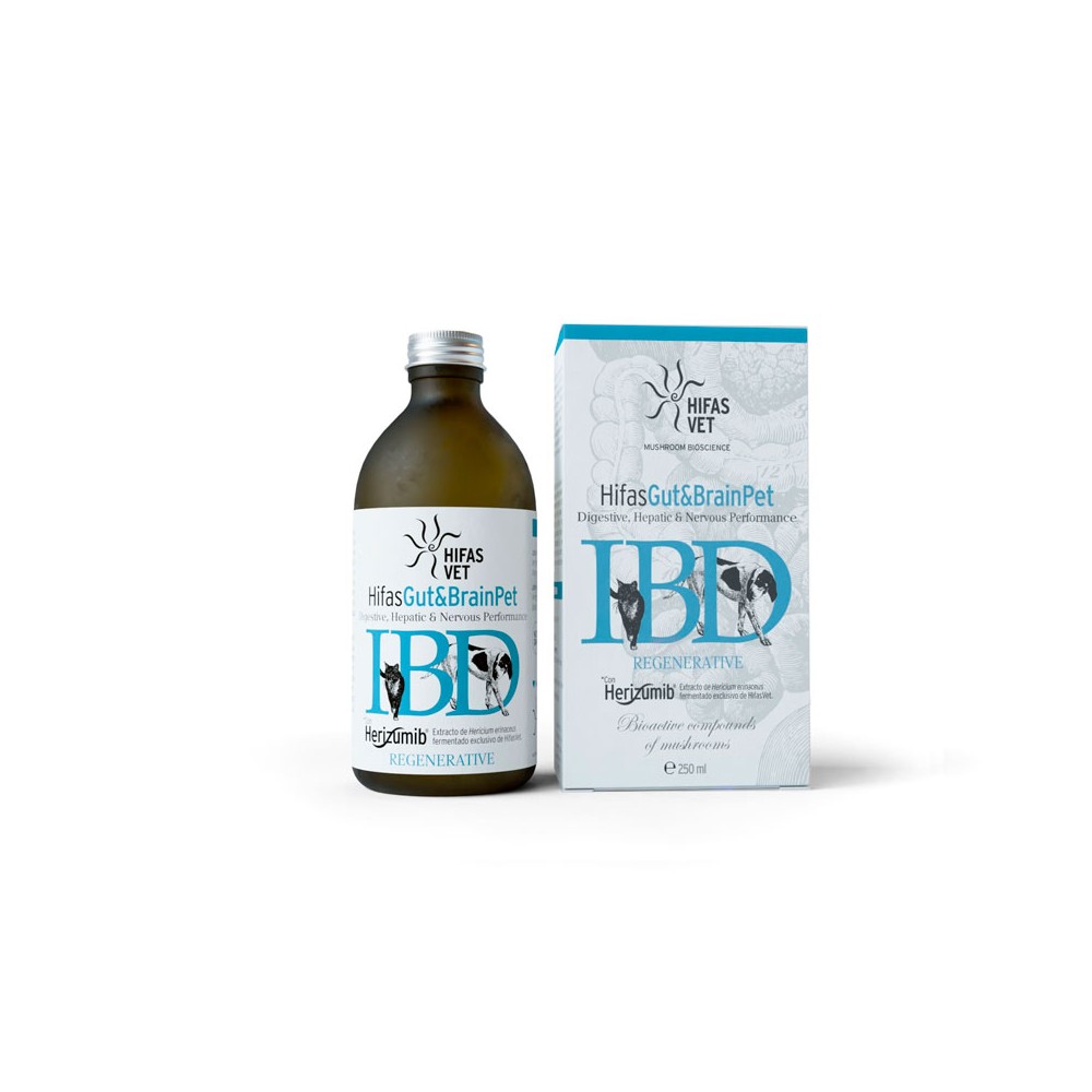Hifas Vet Gut & Brain Pet Soporte Digestivo Y Del Cerebro 250 ml