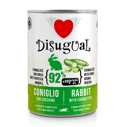 Disugual conejo con Calabacín Monoproteico