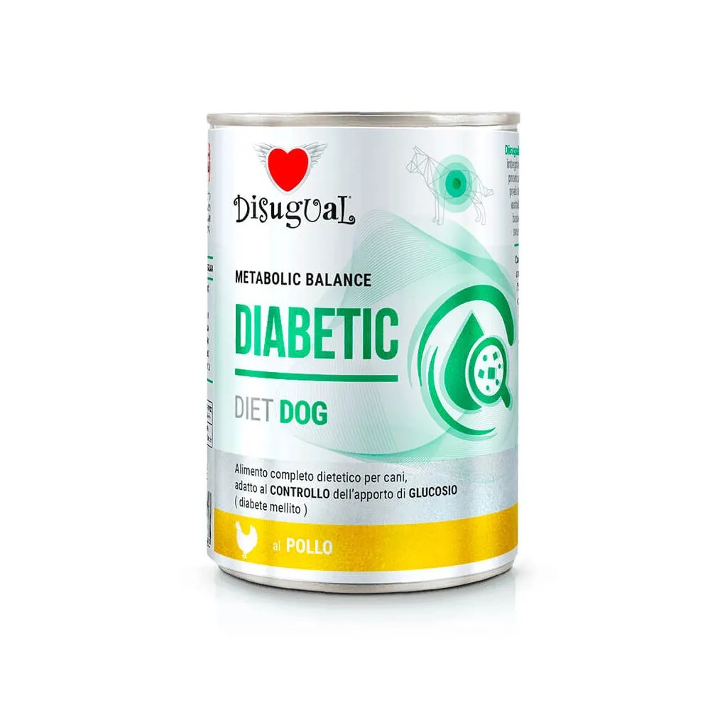 Disugual Diet Diabetic Pollo Lata para Perros 400 gr